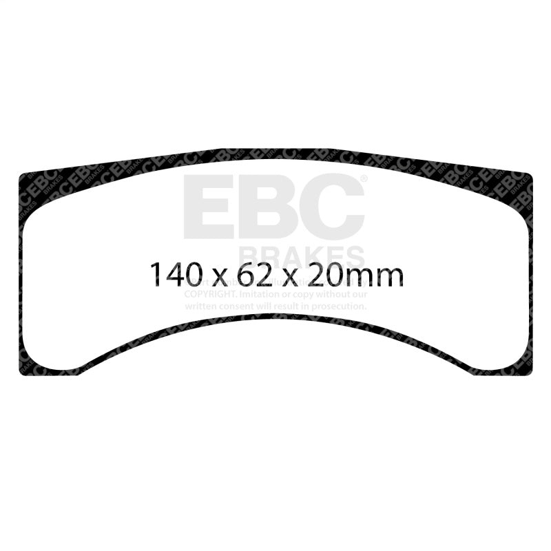 EBC Racing Brembo B266 POT GT SR-11 Sintered Race Brake Pads