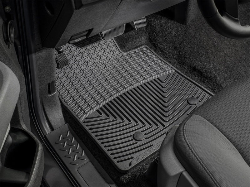 WeatherTech 09+ Ford F-150 Front Rubber Mats - Black