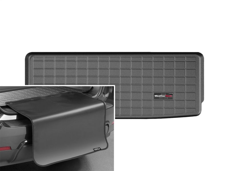 WeatherTech 06-14 Subaru Tribeca Cargo Liner w/ Bumper Protector - Black