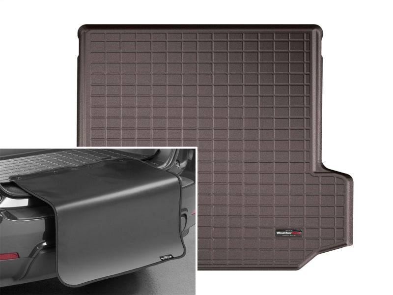 WeatherTech 2018+ BMW 6-Series Gran Turismo Cargo With Bumper Protector - Cocoa