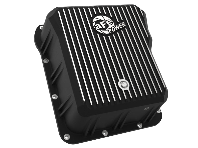 aFe Power Cover Trans Pan Machined Trans Pan GM Diesel Trucks 01-12 V8-6.6L Machined