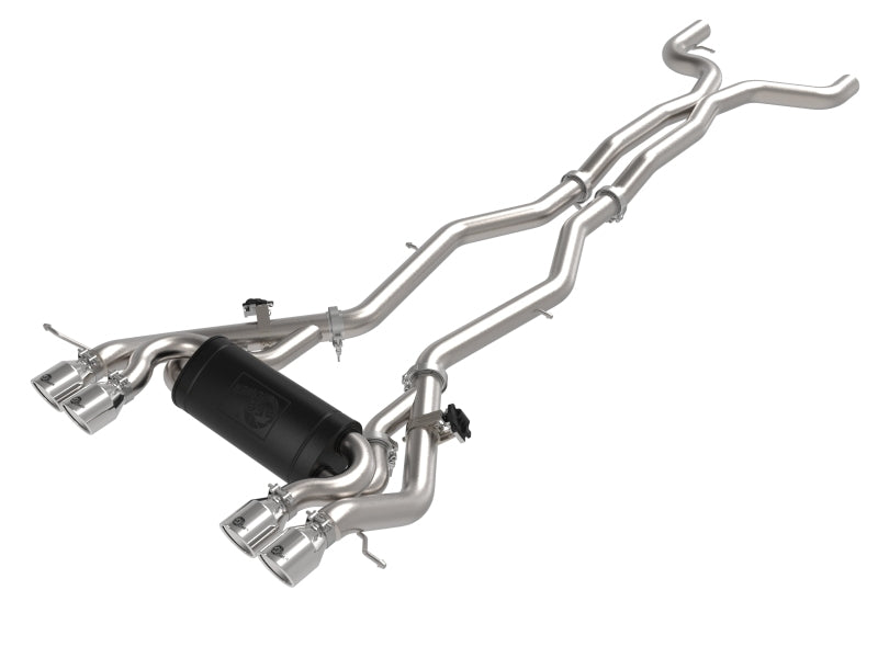 aFe MACHForce XP Exhausts Cat-Back SS 21 BMW M2 Competition L6-3.0L w/Polished Tips