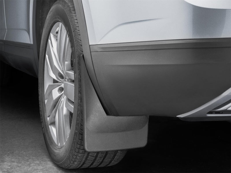 WeatherTech 18-24 Volkswagen Atlas / 20-24 Atlas Cross Sport No Drill Mudflaps - Black