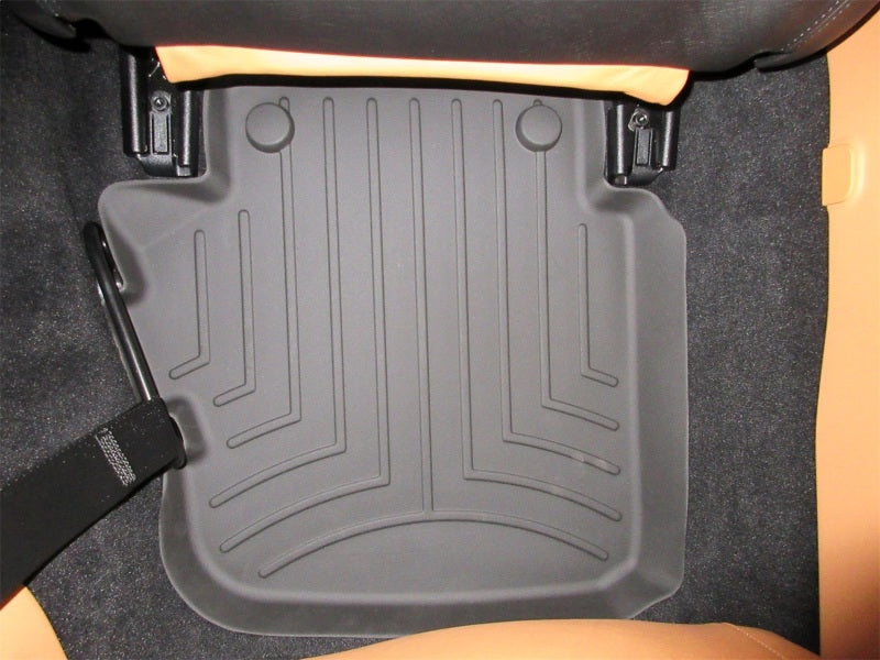 WeatherTech 10-17 Maserati Gran Turismo Convertible Rear FloorLiner - Black