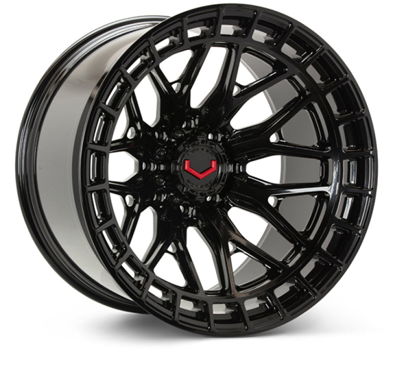 Vossen LCX-02 24x10 - 8x180 - ET+15 - Deep - 124.3 - Gloss Black Wheel