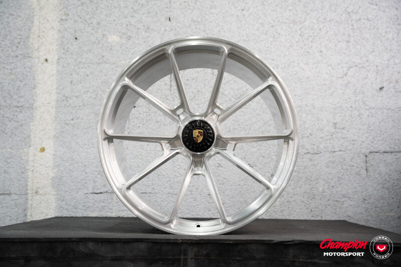 Vossen X Champion RS92 20X9.5 / ET59 / Brushed Gloss Clear Wheel / Centerlock / 918 Spyder - Front