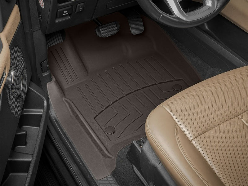 WeatherTech 2018+ Lincoln Navigator / Navigator L Front FloorLiner HP - Cocoa