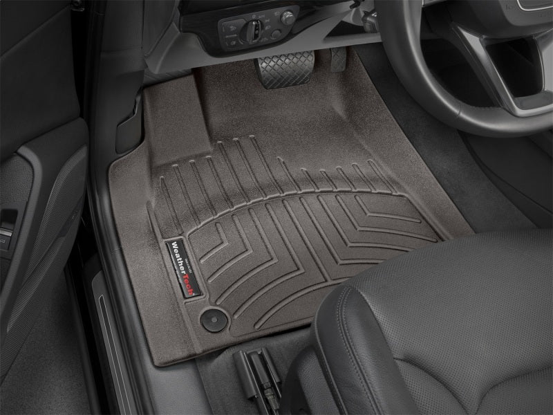 WeatherTech 2017+ Audi Q7 Front FloorLiner - Cocoa
