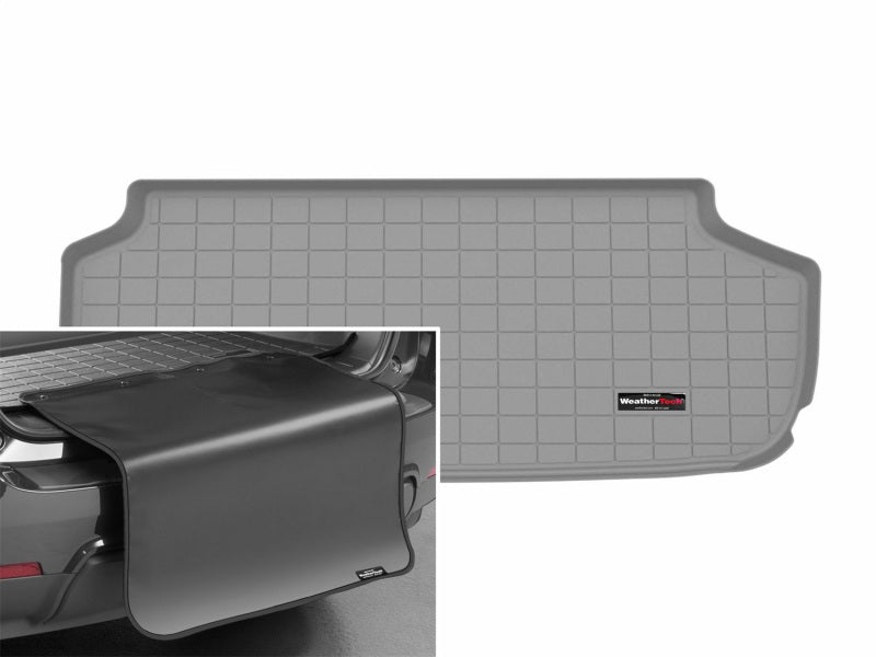 WeatherTech 2026 Hyundai Ioniq 9 Behind 3rd Row Cargo Liner w/Bumper Protector - Grey