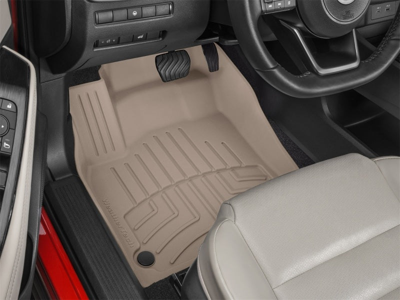 WeatherTech 2021+ Nissan Rogue Front FloorLiner HP - Tan