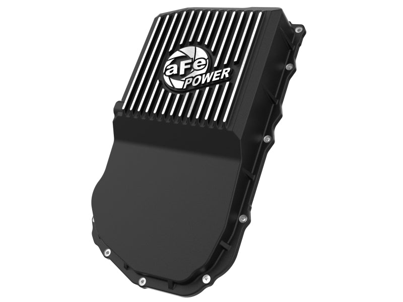 aFe POWER 21-24 RAM 1550 TRX Pro Series Transmission Pan Black w/ Machined Fins
