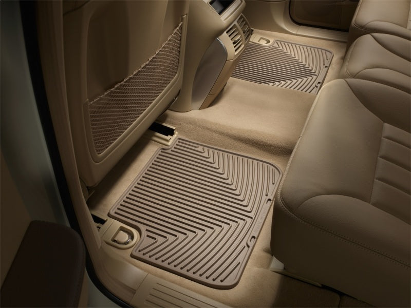 WeatherTech 06+ Mercedes-Benz R-Class (V251) Rear Rubber Mats - Tan