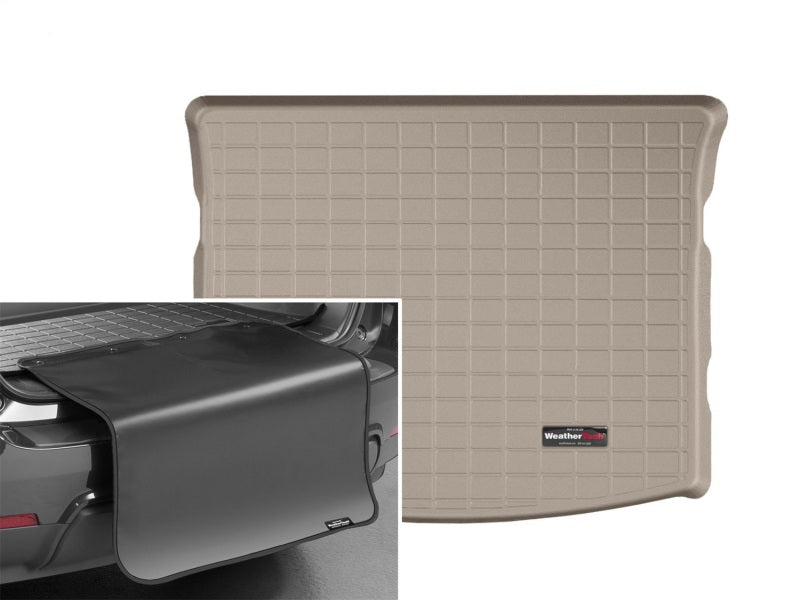 WeatherTech 07+ Jeep Compass Cargo Liner w/ Bumper Protector - Tan