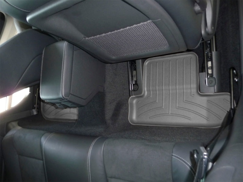WeatherTech 08+ Dodge Challenger Rear FloorLiner - Black