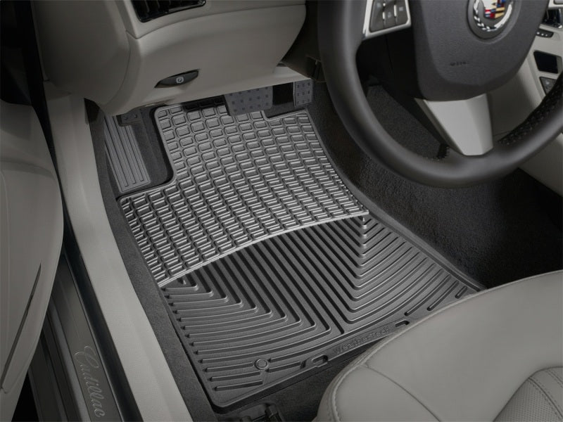 WeatherTech 08-13 Cadillac CTS Front Rubber Mats - Black