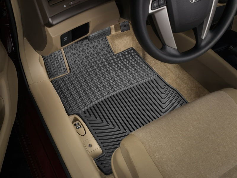 WeatherTech 06-11 Honda Civic Coupe / Si Coupe Front Rubber Mats - Black