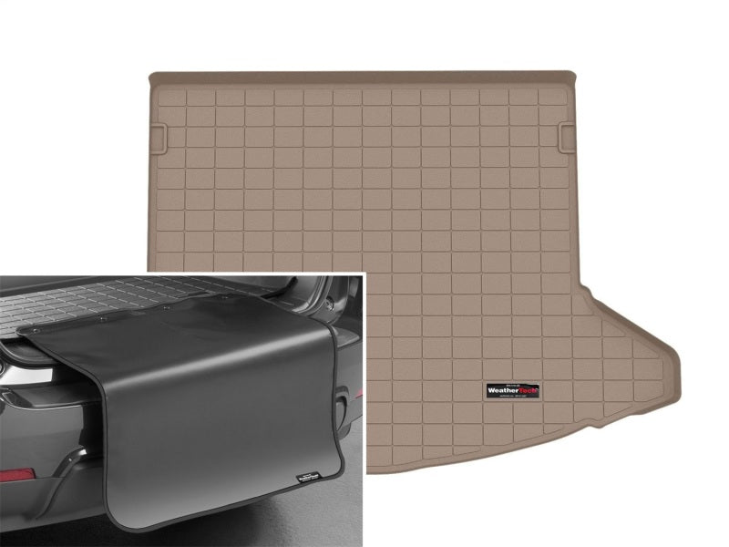 WeatherTech 2022+ Mazda CX-5 Cargo Liner w/Bumper Protector - Tan