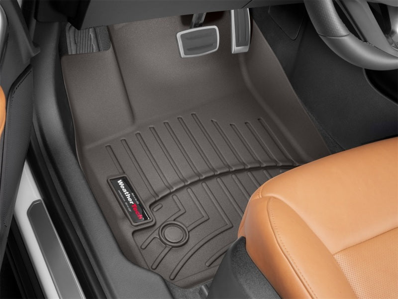 WeatherTech 2019+ Cadillac XT4 Front FloorLiner - Cocoa