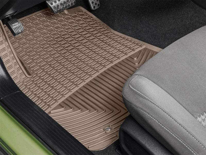 WeatherTech 17-23 Dodge Challenger 1st Row Front All-Weather Floor Mats - Tan