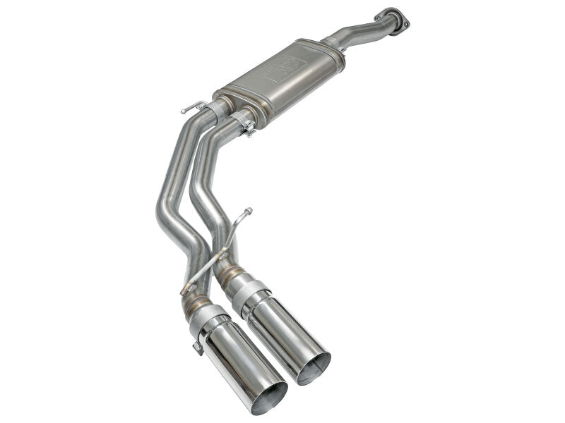 aFe Rebel Exhausts 3in SS Cat-Back 15-16 Ford F-150 EcoBoost V6 2.7/3.5L V8 5.0L w/ Polished Tips