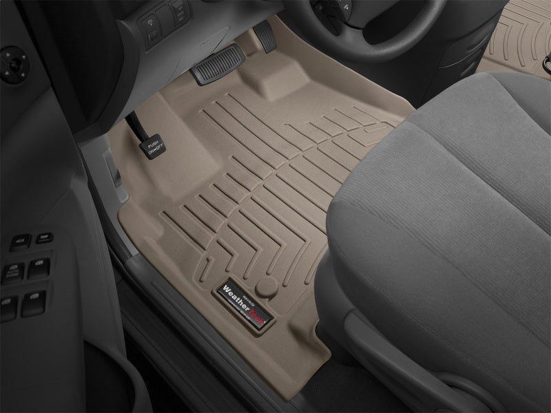 WeatherTech 06-12 Kia Sedona Front Floorliner OTH - Tan