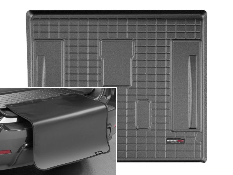 WeatherTech 07-14 Cadillac Escalade Cargo Liner w/ Bumper Protector - Black
