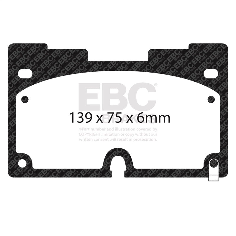 EBC 2020+ Cadillac Escalade 3.0L TD Extra Duty Front Brake Pads
