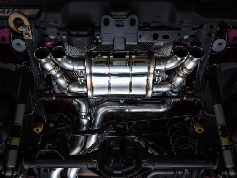 AWE Tuning 21+ Wrangler 392 Switchpath Cat-Back Exhaust- Quad BashGuards