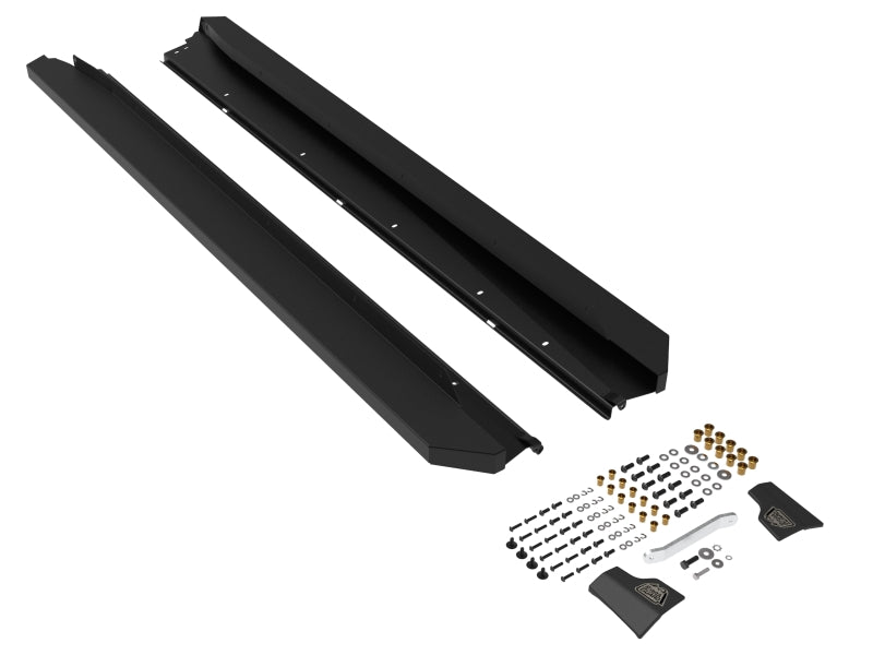 aFe POWER 15-19 Subaru Outback H4 2.5L / H6 3.6L Terra Guard Trail Steps - Black