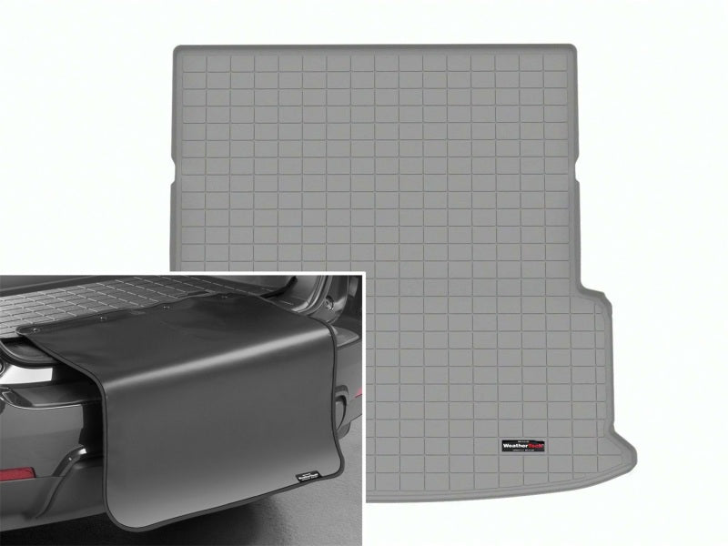 WeatherTech 2024 Toyota Grand Highlander (Incl. Hybrid) Cargo Liner w/Bumper Protector- Grey