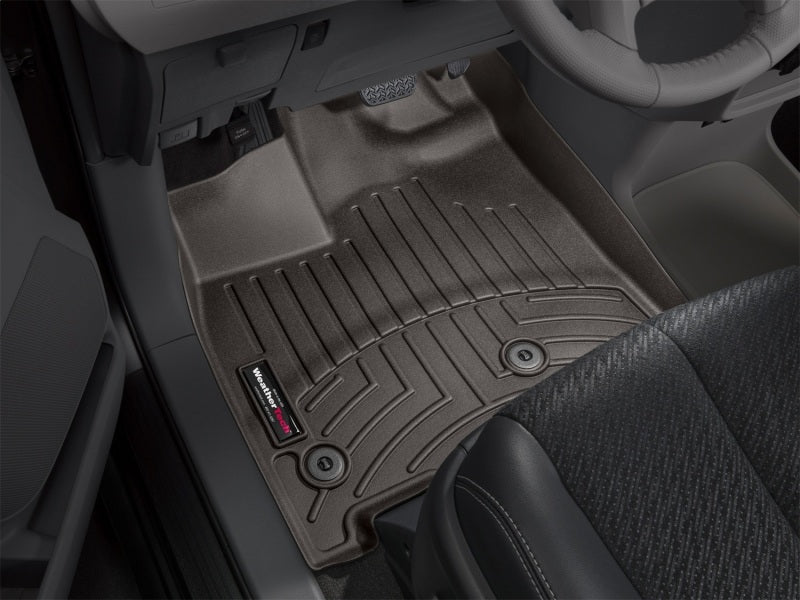 WeatherTech 2013+ Toyota Sienna Front FloorLiner - Cocoa