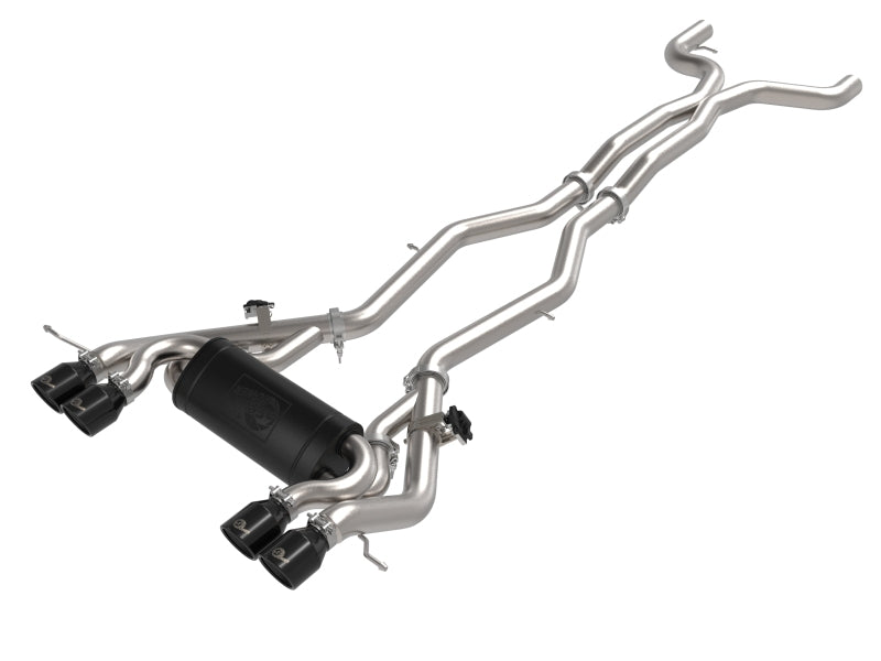 aFe MACHForce XP Exhausts Cat-Back SS 21 BMW M2 Competition L6-3.0L w/Black Tips