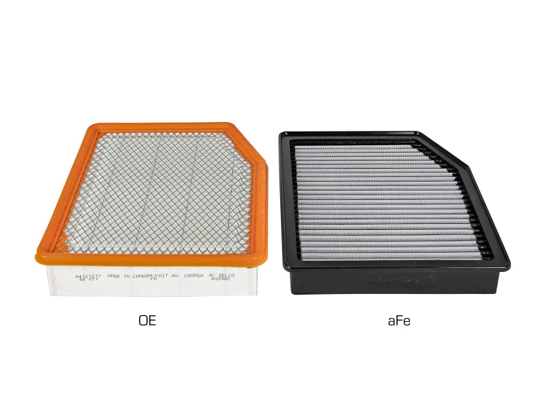 aFe MagnumFLOW Pro DRY S OE Replacement Filter 2019 GM Silverado/Sierra 1500 V6-2.7L/4.3L/V8-5.3
