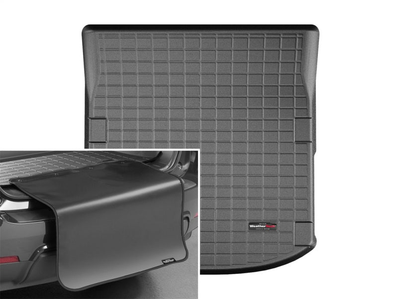 WeatherTech Audi A5/S5 Cargo Liner w/ Bumper Protector - Black (Fits Coupe and Sportback Sedan)