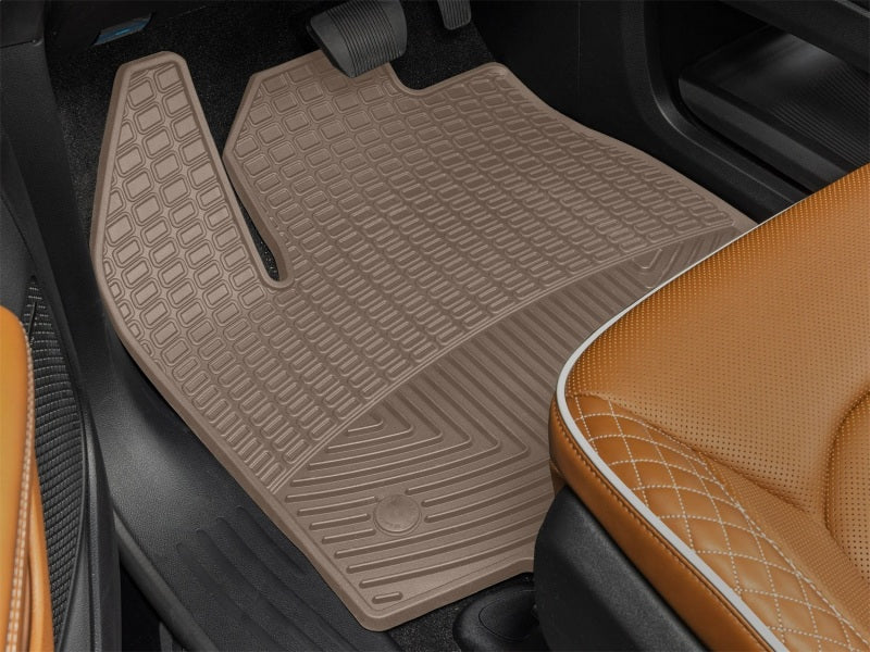 WeatherTech 21-26 Chrysler Pacifica/21-25 Pacifica Hybrid Front All Weather Floor Mats - Tan
