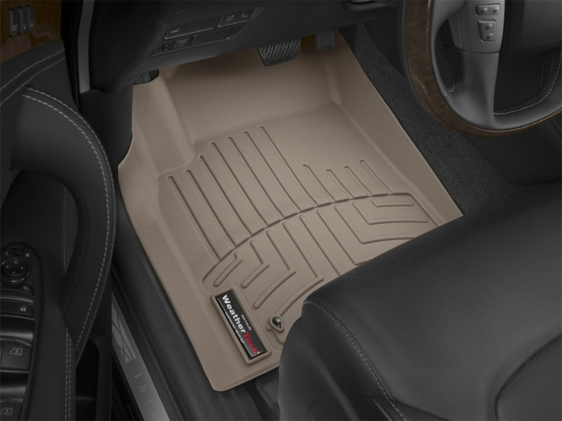 WeatherTech 11-13 Infiniti QX56 Front FloorLiner - Tan
