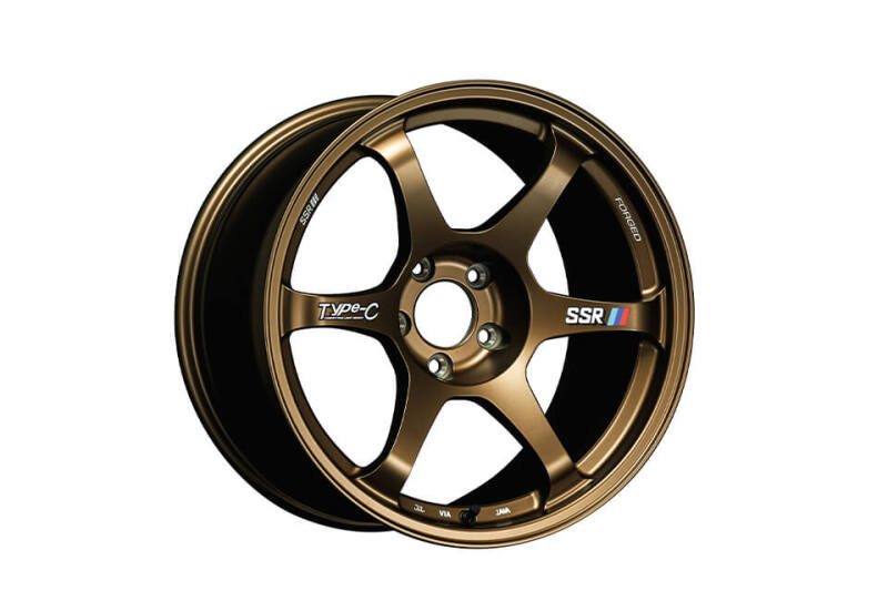 SSR Type-C Forged 18x10.5 +15 5/114.3 - Racing Bronze Wheel