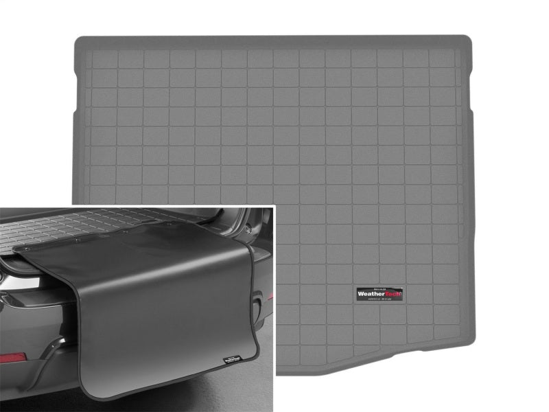WeatherTech 2021+ Ford Mustang Mach-E Cargo With Bumper Protector - Grey