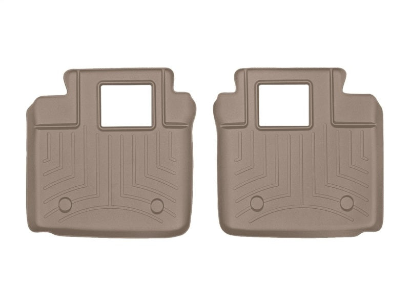 WeatherTech 2014+ Maserati Quattroporte Rear FloorLiner - Tan (fits Models w/4 Zone Climate Control)