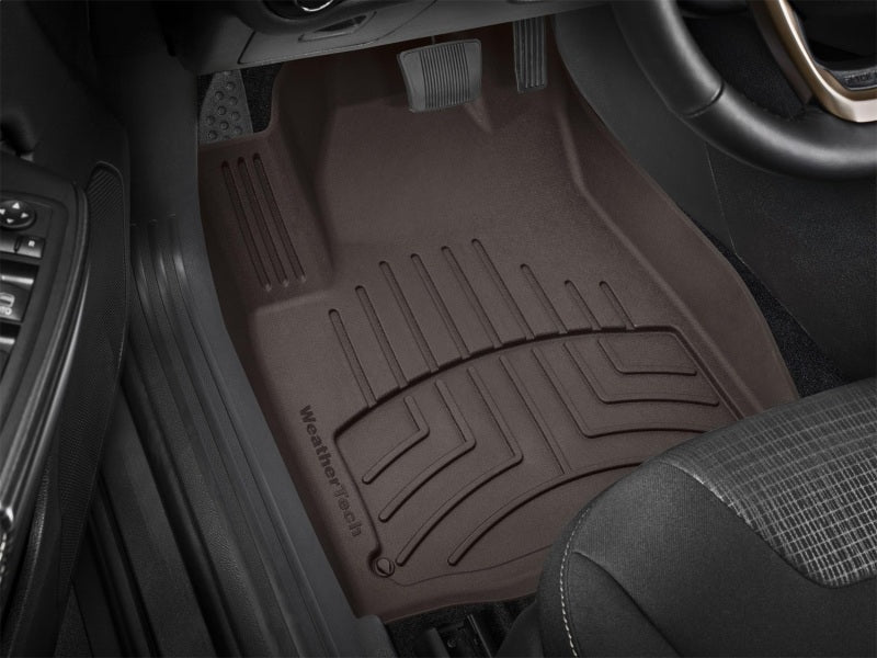 WeatherTech 2016+ Jeep Cherokee Front FloorLiner HP - Cocoa