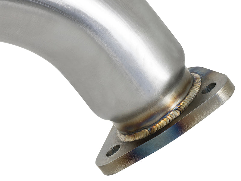 aFe Twisted Steel 3in Rear Down-Pipe/Mid Pipe 2017+ Honda Civic Type R I4 2.0L (t)