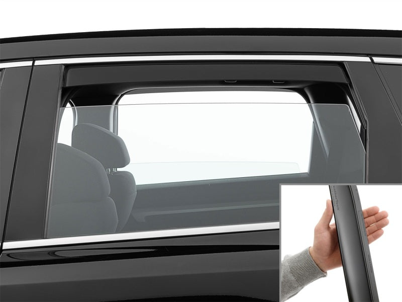 WeatherTech 17-22 Honda CR-V Rear Rear Side Window Deflectors - Matte Blk