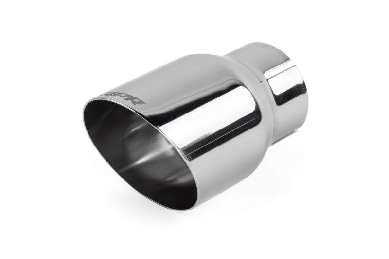 APR Single-Walled 3.5in Slash-Cut Tips - Polished Silver - Set of 2