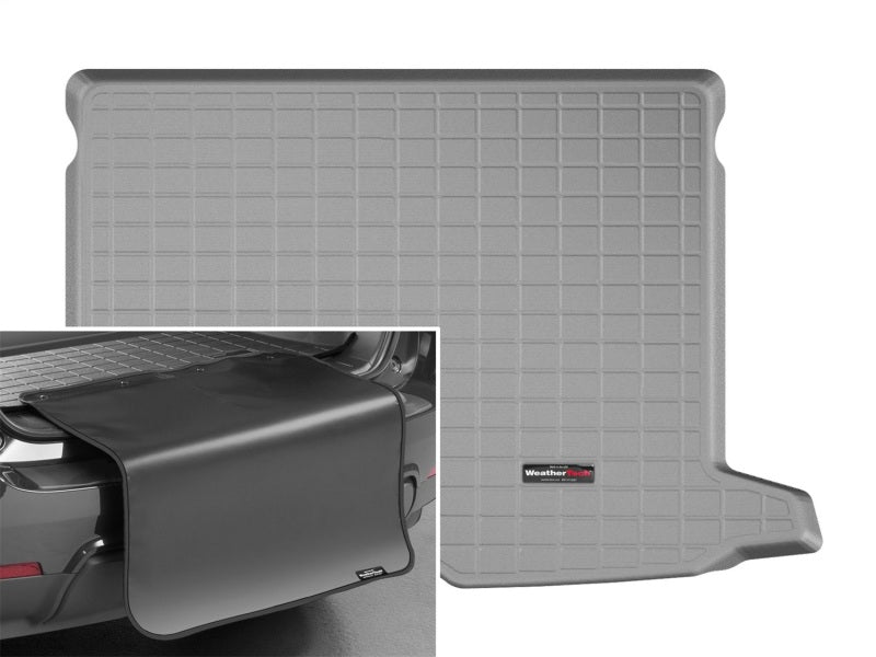 WeatherTech 2016+ Mercedes-Benz GLC Cargo With Bumper Protector - Grey