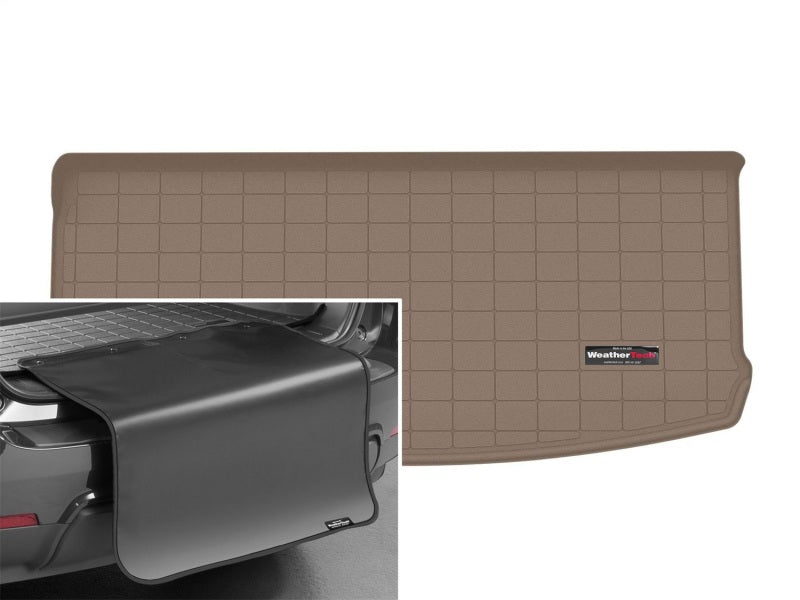 WeatherTech 2021+ Jeep Grand Cherokee L Cargo With Bumper Protector - Tan