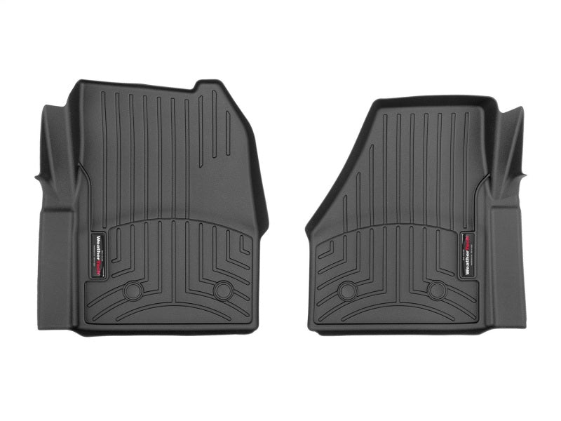 WeatherTech 2019+ Freightliner Cascadia Front FloorLiner for Vinyl Floors - Black