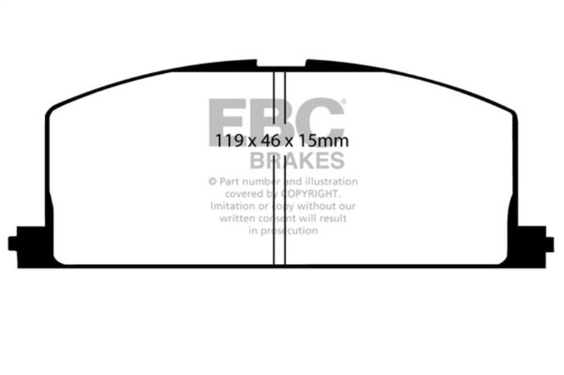 EBC 91-95 Toyota MR2 2.2L Bluestuff Front Brake Pads