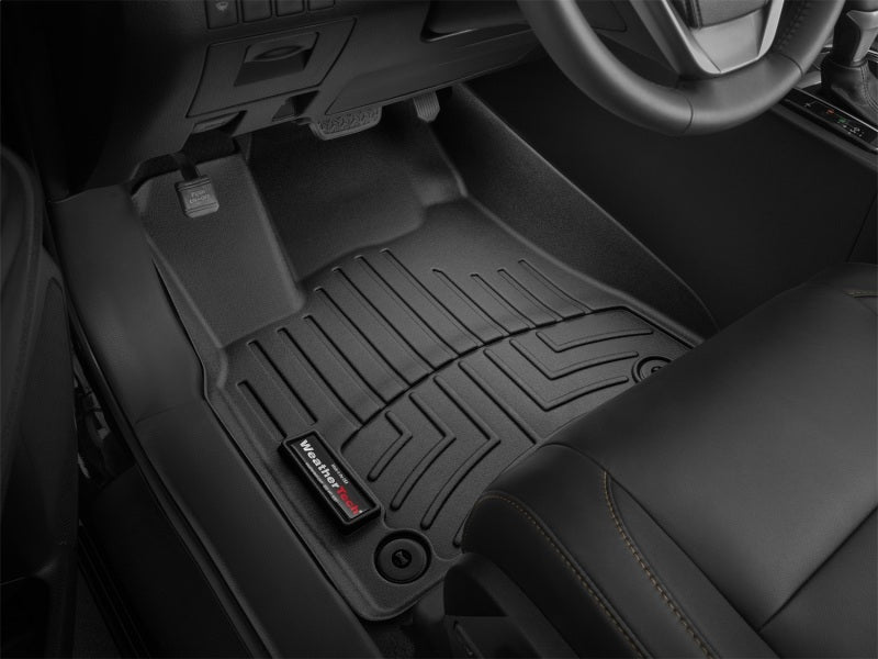 WeatherTech 14-15 Toyota Highlander Front FloorLiner - Black