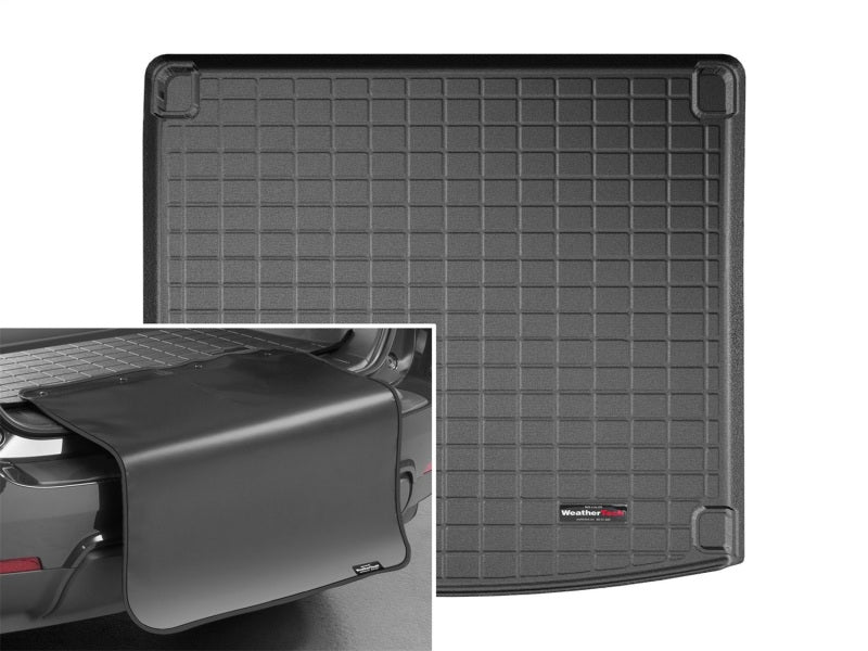 WeatherTech 2019+ Porsche Cayenne E-Hybrid Cargo With Bumper Protector - Black