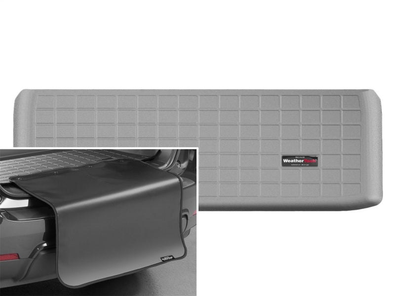 WeatherTech 06-12 Kia Sedo Cargo Liner w/Bumper Protector - Grey